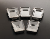 Stainless Steel Embedding Base Molds 37x24x5mm, 12 pcs/pack