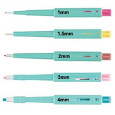 Biopsy Punch Needles with Plunger 1.5mm, 4 pcs/pack