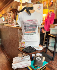 Vintage cassette tape tee in cream