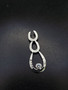 Cascade of horseshoe necklace. 2 smaller horseshoes cascade down to a show shoe with a 4 mm cubic zirconium. This is made with a chain and please specify your length of the chain. Available in gold with any gemstone.  I can customize this piece anyway you desire.