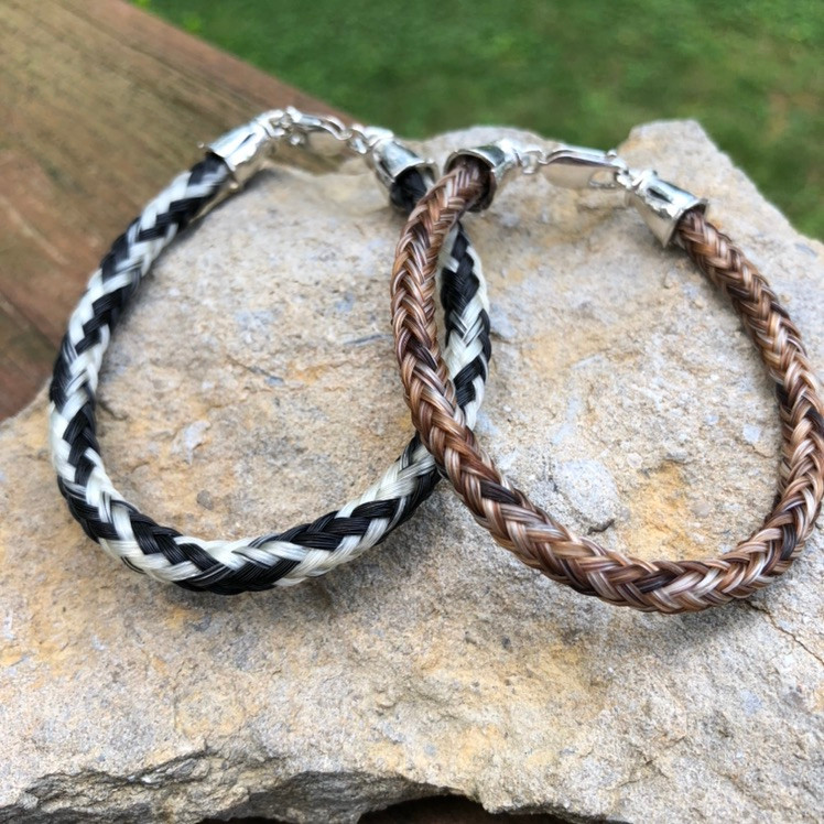 Horse hair bracelets - A Little Silver Lining