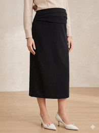 Style #020 - Crepe knit pencil Skirt 