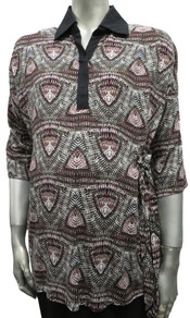 Style # 6341 Cotton top/side tie detail