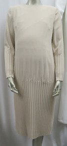 Style # 420 Crepe dress accodian pleated
