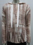 Peach tie dye with hood and ribbon detail,also available with no hood and ribbon,same as mini stripe