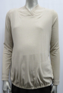 Style # 1140  ribbed top "V" neck detail