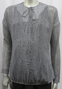 Style # 124 Chiffon top with tie front