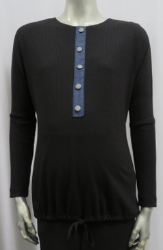 Style # 3144 Placket front top