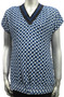 Blue maternity top
