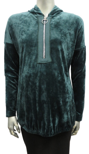 Velour maternity top