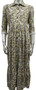 Tan maternity shirt dress