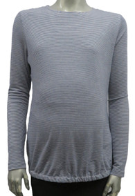 Comfortable mini stripe maternity top