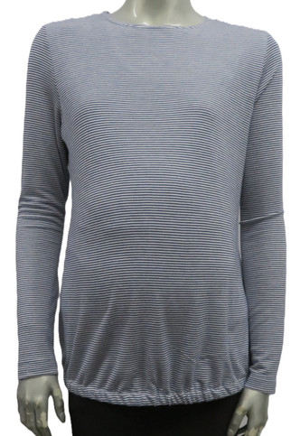 Comfortable mini stripe maternity top