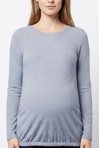 Style # 3244 Mini stripe maternity top