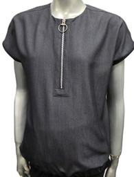 Zip front maternity vest