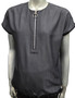 Black Zip front maternity vest
