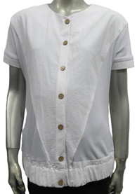 Style # 3143 Button front maternity vest