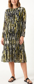 Style # 1241 mesh print maternity dress
