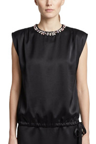 Style # 518 satin maternity top