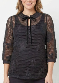 Style # 425CR crochet knit top