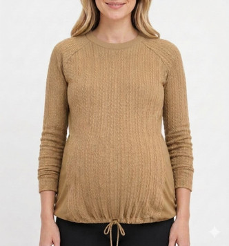 Cable knit Maternity top