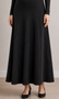 Long 8-panel A-line maternity skirt