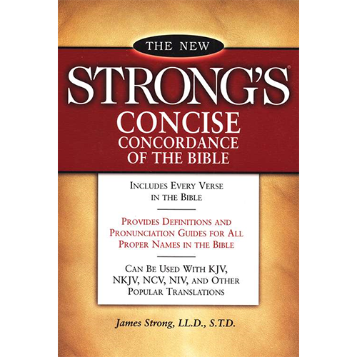 New Strong's Concise Concordance of the Bible (Paperback) by James Strong