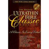 NKJV Holman Ultrathin Bible Classic Edition (Burgundy Bonded Leather)