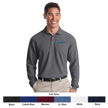 Men's Long Sleeve Pique Polo