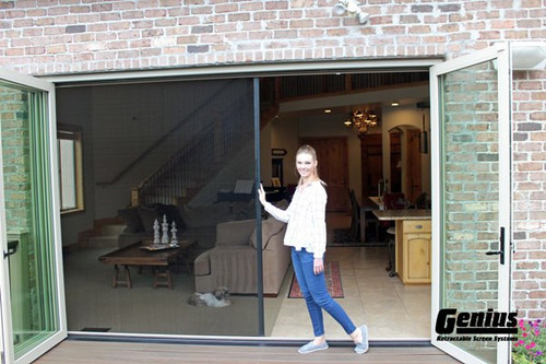 Retractable Screens For Large Openings Genius Retractable