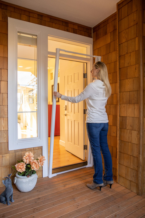 COOL™ Genius® Retractable Screen Door For Single Door Shop Online!