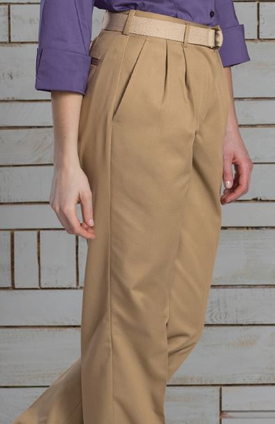 pleat front chinos