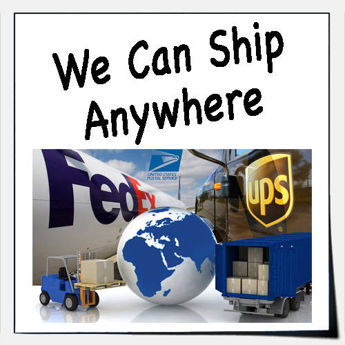 We Can Ship Anywhere In The World