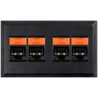 Telecom Plate with (4) RJ-45