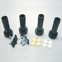 Camar Plastic Levelers with Groove Mount Clips