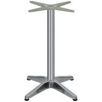 Trapani Aluminum 4-Leg Prong Table Base - Table Height
