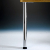 Zoom Leg Single, 2-3/8" diameter, adjusts from 34-1/4" up to 38-1/4" tall