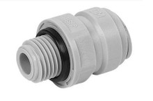 DM 3/8" PF x 1/4" BSPP Male Connector