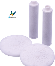 Doulton Shower Head replacement Filters- 2 x Chlorine and 2 x Sediment filters