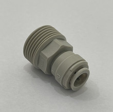 Water Pipe Adaptor 3/4" Male Thread x 3/8" Push-fit for Plastic Tubing 