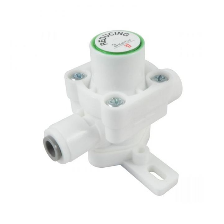 1/4" Push-fit Mini Plastic Pressure Limiting Valve (with Mounting Bracket)  - Andrew's Water Treatment