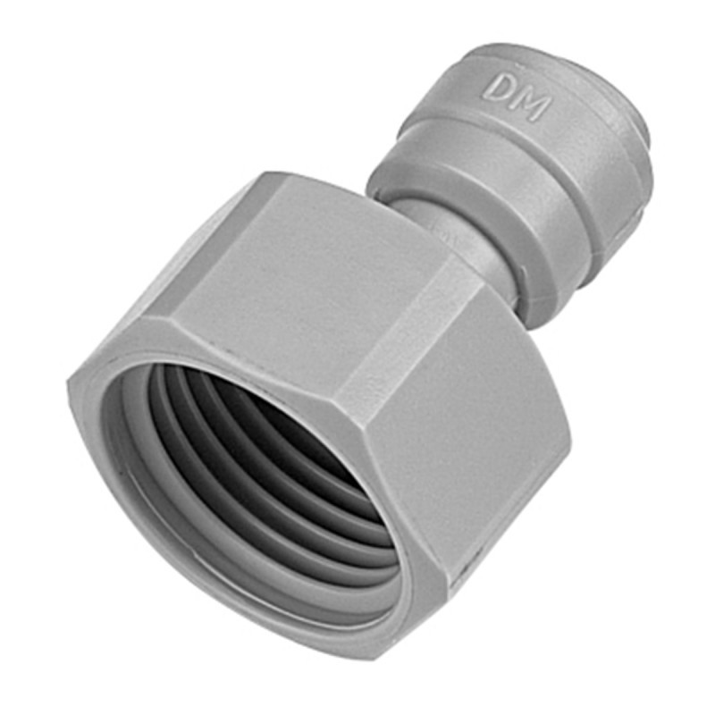 DM Fit Female Adaptor 1/4" Pushfit x 3/8" BSP Cone End Andrew's Water Treatment