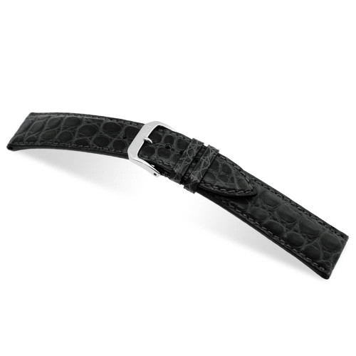 Black RIOS1931 Prestige | Genuine Alligator Watch Band | RIOS1931.com