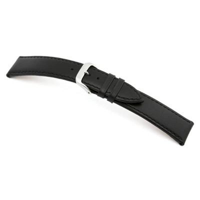 Black RIOS1931 Samara | Russian Leather Watch Band | RIOS1931.com