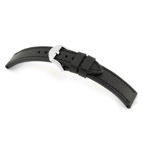 Black RIOS1931 Tegernsee, Genuine Certified Organic Leather Watch Band | RIOS1931.com