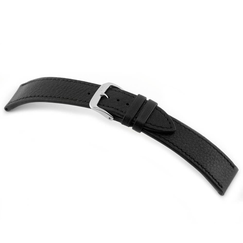 Black RIOS1931 Peiting | Genuine Certified Organic Leather Watch Band | RIOS1931.com