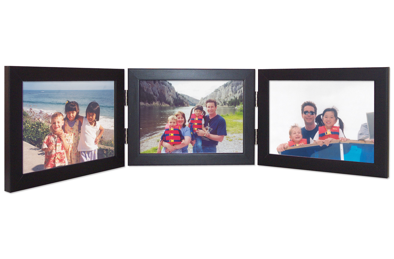 Decor Home 6x4 Solid Wood Picture Photo Frame (Black)
