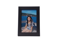 4x6 Black Wood Tabletop Picture Frame