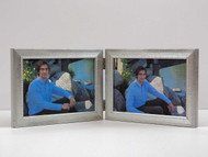Silver Double Hinge Picture Frame