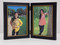 Antiqued  Black Double Hinge Picture Frame 5x7